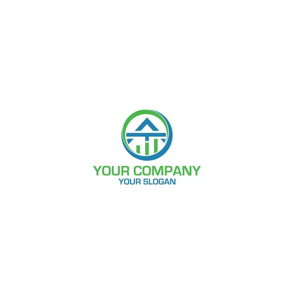 Muhasebe Logo Tasarım Vektörü — Stok Vektör