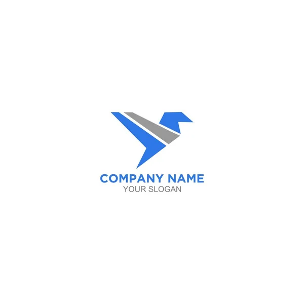 Bird Tech Logo Design Vector — Stock Vector