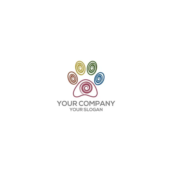 Dog Care Logo Design Vektor — Stock vektor