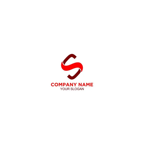 Czerwone Logo Design Vector — Wektor stockowy