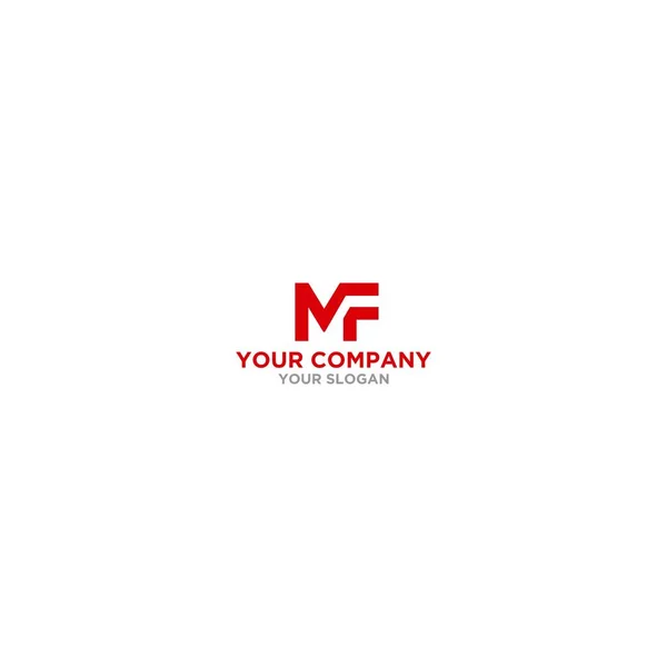 Basit Mf Logo Tasarım Vektörü