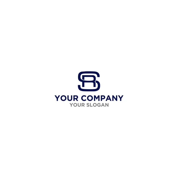 Basit Sr Logo Tasarım Vektörü