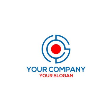 Cs Hedef Logo Tasarım vektörü