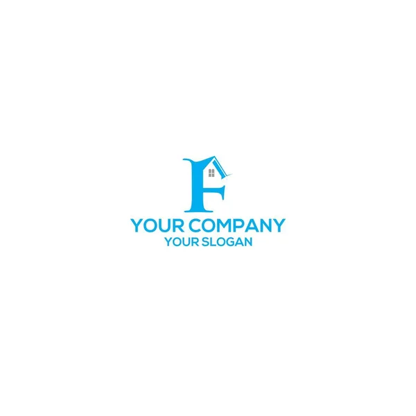 Real Estate Logo Design Vektor — Stock vektor