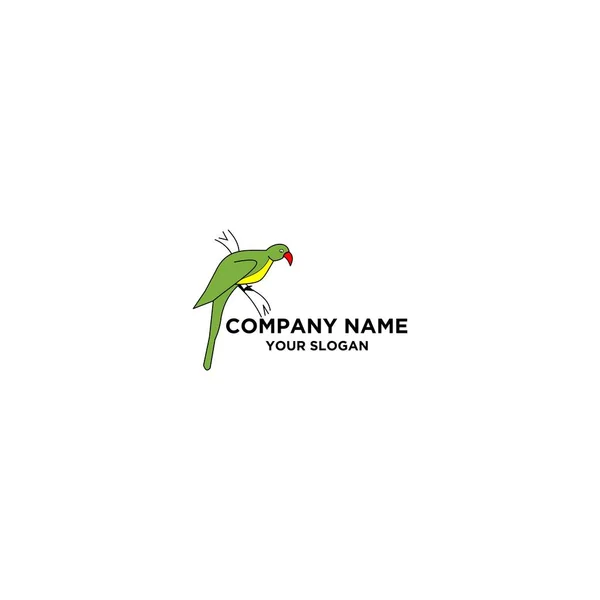 Cockatoo Simple Vecteur Conception Logo — Image vectorielle