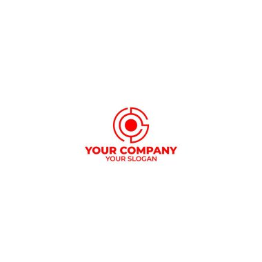 Cs Hedef Logo Tasarım vektörü