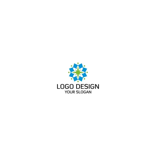 Logo Compass Logo Design Vector — стоковый вектор