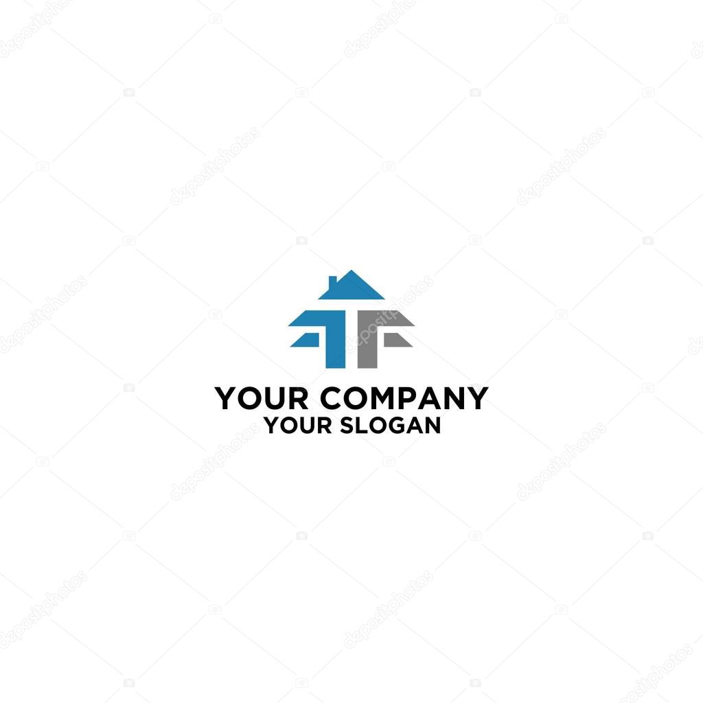 TF home in Arrow Logo Design