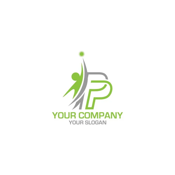 Pp Kariyer Logo Tasarım Vektörü