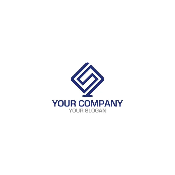 Vetor Projeto Logotipo Diamante —  Vetores de Stock