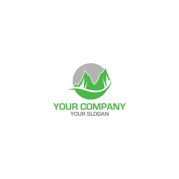 Cerchio Paramount Logo Design Vector — Vettoriale Stock