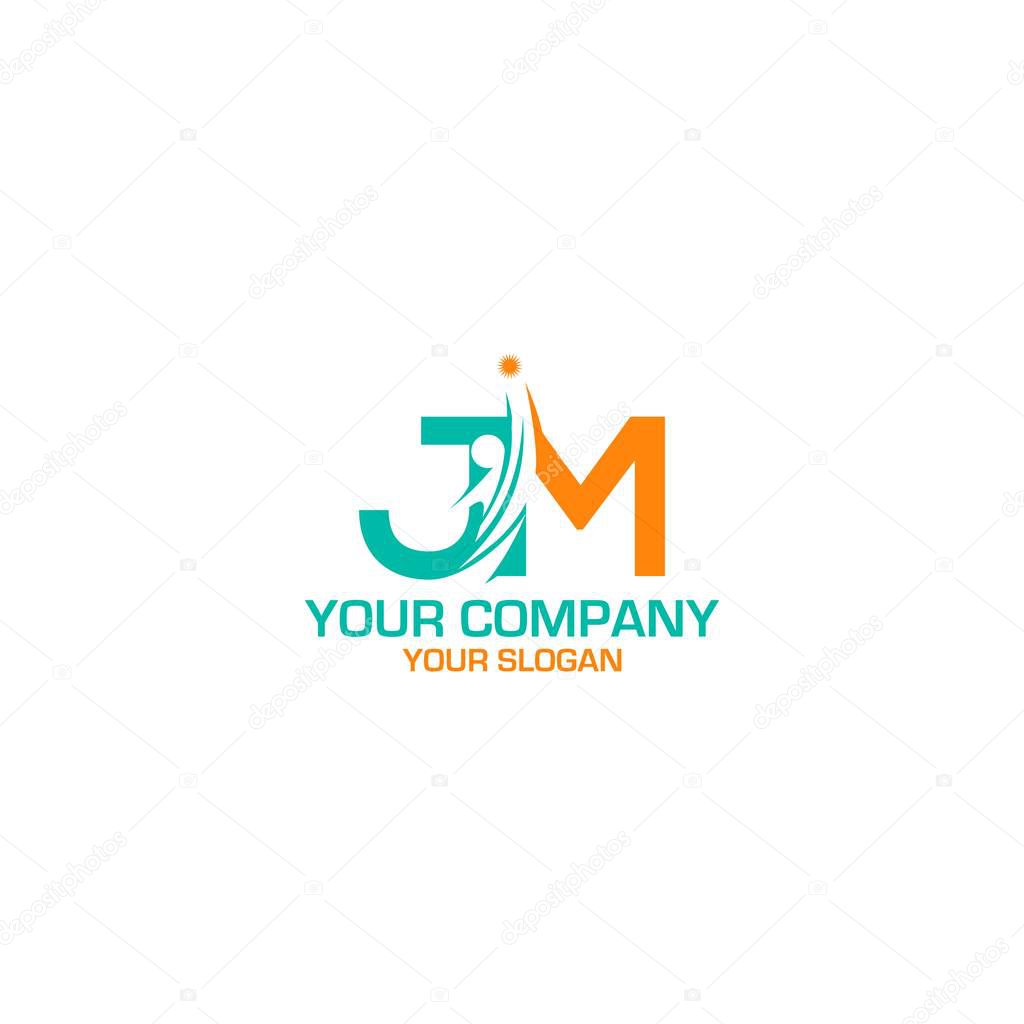 JM Career Logo Design Vector