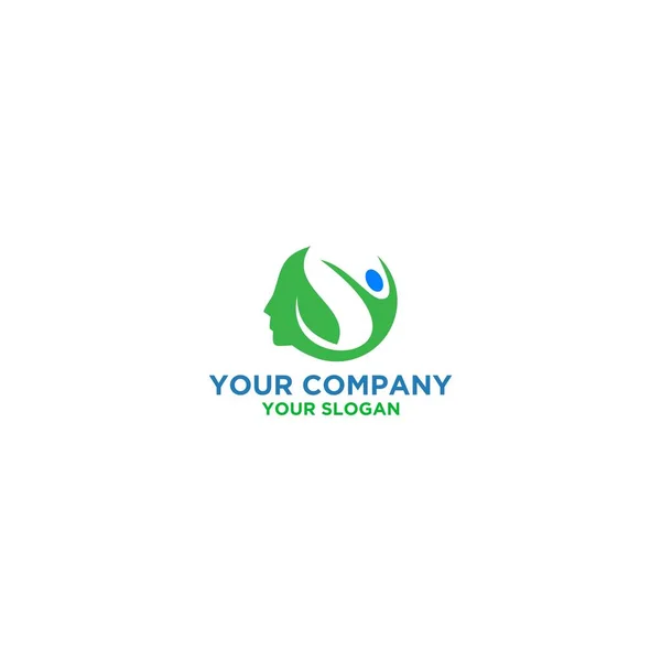 Wellness Coaching Logo Design Vetor — Vetor de Stock