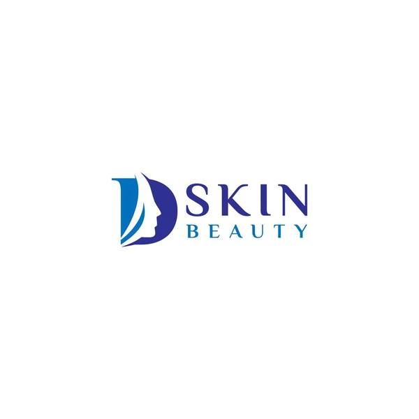 D Teni Güzellik Logosu Tasarım Vektörü