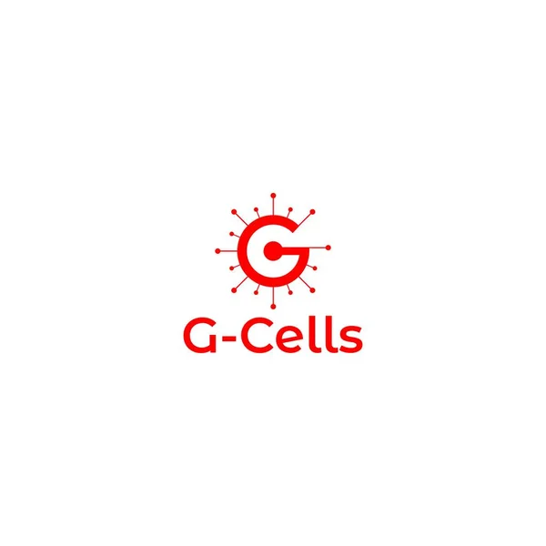 Cellules Logo Design Vecteur — Image vectorielle