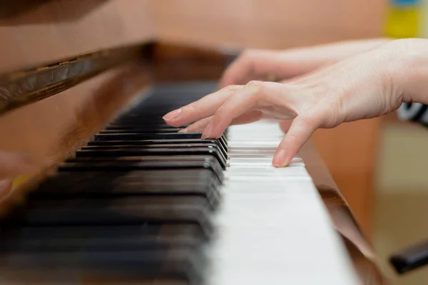 Playing the piano player on the piano