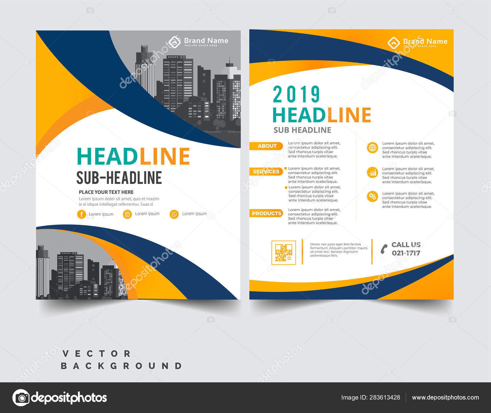 模板矢量设计手册年度报告企业演示文稿投资组合信息图布局现代颜色大小 图库矢量图像 C Wen 1731 Yahoo Com