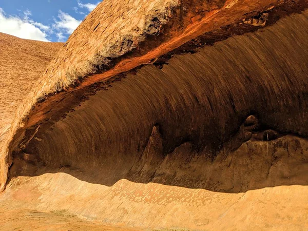 Onda Pedra Centro Vermelho Austrália — Fotografia de Stock