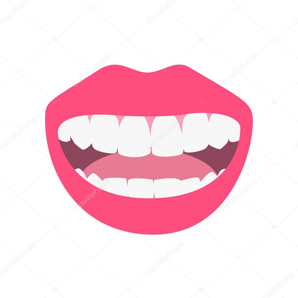 Woman Laughing Mouth With White Teeth And Lips Oral Healthcare And Make Up Model Isolated On White Background Vector Flat Beauty Smile Illustration Beautiful Girl Smiles Image Premium Vector In Adobe Woman Laughing Mouth With White Teeth And Lips Oral Healthcare And Make Up Model Isolated On White Background Vector Flat Beauty Smile Illustration Beautiful Girl Smiles Image Premium Vector In Adobe