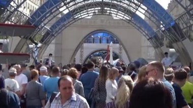 Tverskaya sokak, Vdnh 80 yıldönümünde Moskova City günü kutlaması 2019
