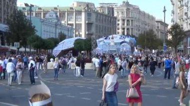 Tverskaya sokak, Vdnh 80 yıldönümünde Moskova City günü kutlaması 2019
