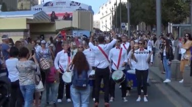 Tverskaya sokak, Vdnh 80 yıldönümünde Moskova City günü kutlaması 2019
