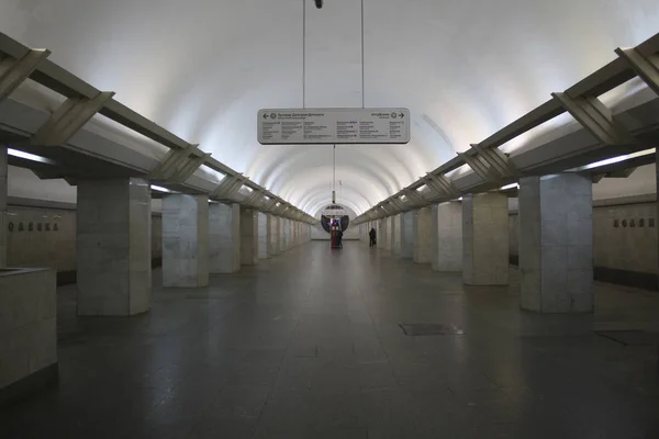 Moscow Metropolitain Serpukhovsko Timirjazevskaja Line Polyanka Station Öppnades 1986 2018 — Stockfoto