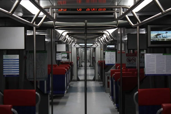 Interior Train Eg2Tv Ivolga 2015 Year Production 2019 — Stock Photo, Image