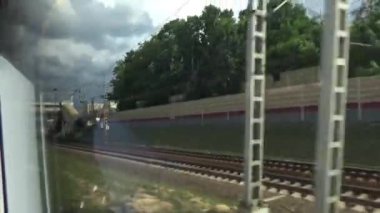 Yüksek hız treni Sapsan Moskova - Sankt Petersburg, Bologoe İstasyonu, KS 2008, Oktyabrskaya Demiryolu