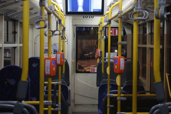 Elektrobus Trolejbusowy Trollza 5265 Megapolis Sankt Petersburgu 2018 Rok Produkcji — Zdjęcie stockowe