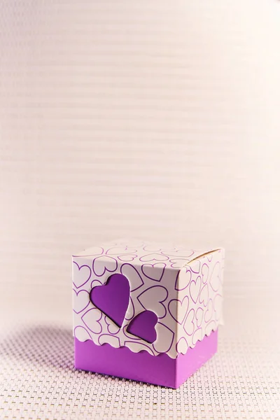 gift box with hearts. Love, give happiness.