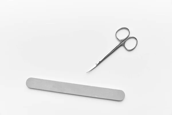 剪刀和指甲文件 个人护理 — 图库照片