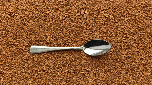 Kahve. Hazır kahve ile Kaşık, çatal bıçak takımı, kahvaltı, kuru aromatik içecek.