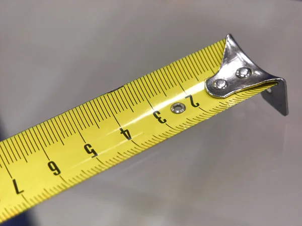 Tape Measure Scale Construction Tool Measuring Length — Stock Photo, Image