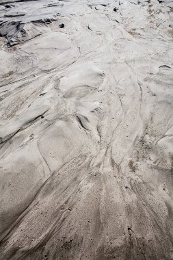 Kum plajı dokusu, boş alan ve su yapımı şablonlar.