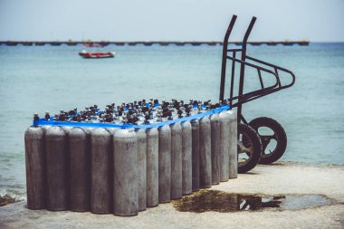 Dalış silindiri, dalış tankı veya dalış tankı, bir dalış takımının ihtiyaç duyduğu yüksek basınçlı solunum gazını depolamak ve taşımak için kullanılan bir gaz silindiridir..