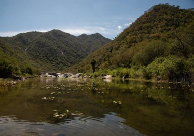 Dağlarda göl, Los Cabos Meksika 'da Boca de la Sierra