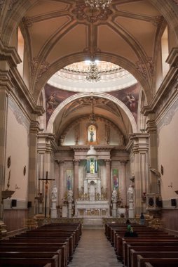 Tepatitlan de Morelos, Jalisco, Meksika 'da kilise içi. 