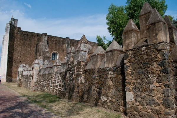 Old Religious Temple Church Tlayacapan Morelos Mexican Town — Stock Photo, Image