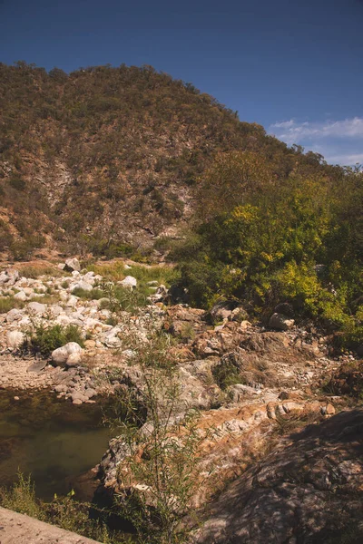 Letní Krajina Jezero Horách Boca Sierra Los Cabos Mexiko — Stock fotografie