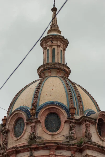 Church dome in Tepatitlan de Morelos, Jalisco, Mexico