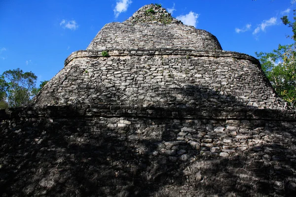 Mayská Observatoř Kobě Archeologické Naleziště Mexiko — Stock fotografie