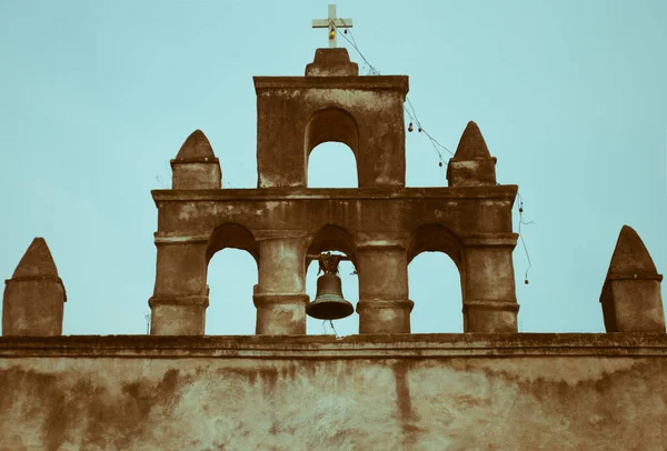Close Old Religious Temple Church Tlayacapan Morelos Mexican Town — Stock Photo, Image