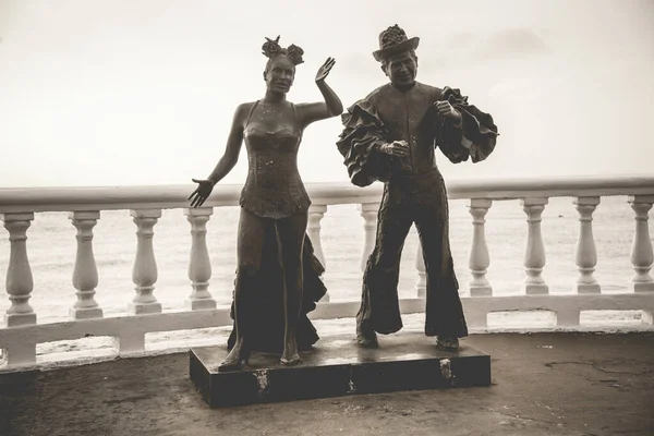 Estatua Del Carnaval Cozumel Island Bulevar México — Foto de Stock