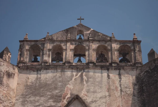 Eski Dini Tapınak Tlayacapan Daki Kilise Morelos Meksika Kasabası — Stok fotoğraf