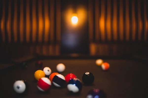 Pool Game Billiards Balls Poolroom — Stock Photo, Image