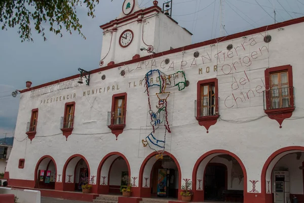 Тлайакапан Морелос Мексика Фасад Городской Ратуши — стоковое фото