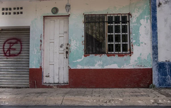 Casa Carretera Vista Isla Cozumel Caribe México — Foto de Stock