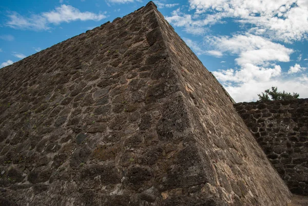 Teopanzolco Postclassic Period Αρχαιολογικός Χώρος Aztec Στην Cuernavaca Morelos Μεξικό — Φωτογραφία Αρχείου