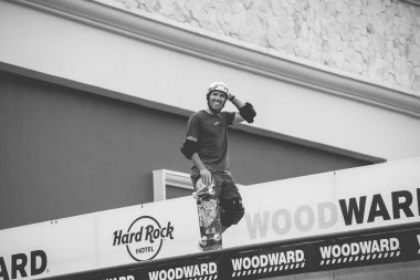 Playa del Carmen, Cancun, Riviera Maya, Quintana Roo Mexico, 21 Ekim 2017 Woodward Riviera Maya Büyük Açılışı Andy MacDonald.